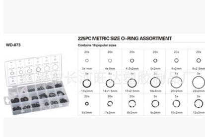 225PC 公制O型圈組套修理盒