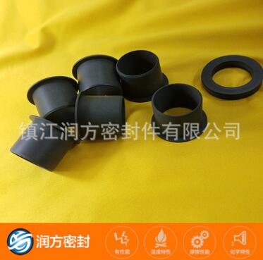聚四氟乙烯填充碳纖維密封件 PTFE耐磨不傷對(duì)磨件產(chǎn)品 無(wú)油自潤(rùn)滑