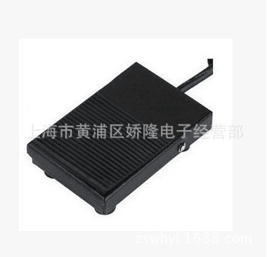 正品一諾 自復位 點動腳踏 踏腳 腳踏開關(guān) 帶線2米鐵殼 TFS-1