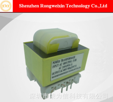 深圳變壓器廠家熱銷控制板AC120V轉(zhuǎn)AC10V0.5A插針式低頻變壓器