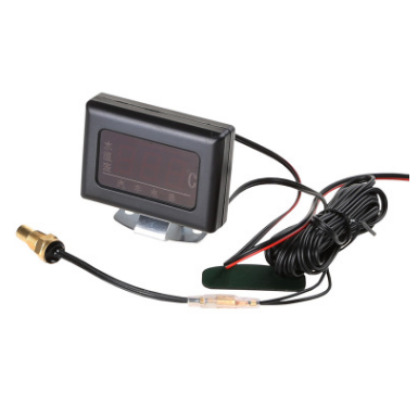 汽車貨車12V24V改裝工程車通用電子數(shù)字水溫表發(fā)動(dòng)機(jī)水溫儀表