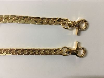 高級(jí)特A NK 扁鏈 出口品質(zhì) 顏色持久不易褪色 口金包鏈子 金屬鏈