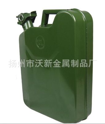 批發(fā) 20L美式汽油桶 壓嘴式不銹鋼汽油桶 防爆汽油桶