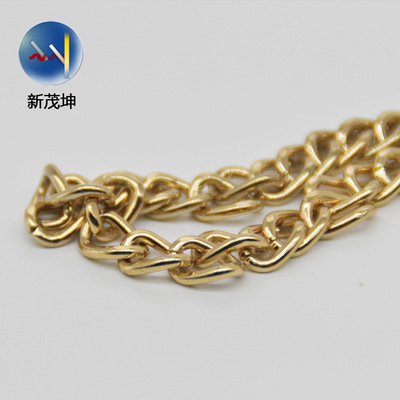 廠銷現(xiàn)貨帶鉤扣金屬包包鏈條 斜挎包包鏈條肩帶 可定制箱包鋁鏈子