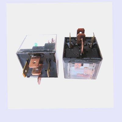 廠家供應(yīng)12V/24V80A4腳5腳雙觸點(diǎn)防水型汽車?yán)^電器透明殼