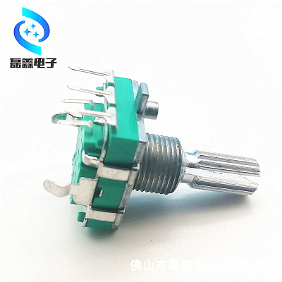廠家直銷EC16 音響編碼器/360°旋轉(zhuǎn)數(shù)字編碼器 帶按壓開關(guān)24脈沖