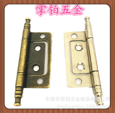 鐵質2寸.3寸皇冠頭子母合頁 青古銅仿古衣柜門合頁系列廠家訂制