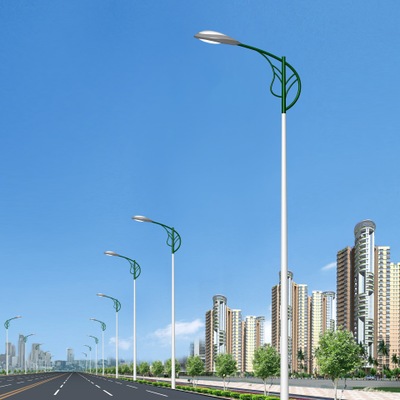 6米一次成型熱鍍鋅圓錐形燈桿30W LED路燈 全套路燈價格800元