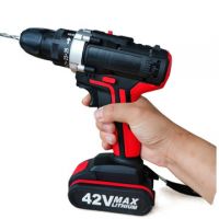 多功能充電鉆鋰電鉆沖擊鉆電轉(zhuǎn)電動(dòng)螺絲刀起子機(jī)手電鉆手槍鉆