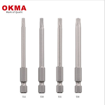 OKMA工業(yè)級螺絲批頭廠家直銷電動螺絲刀配件S2臺灣材質(zhì)梅花系列