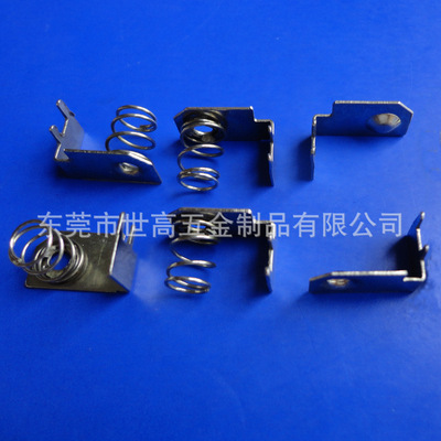 供應(yīng)12V遙控器電池接觸片L形電池片品種多，款式全，歡迎咨詢！