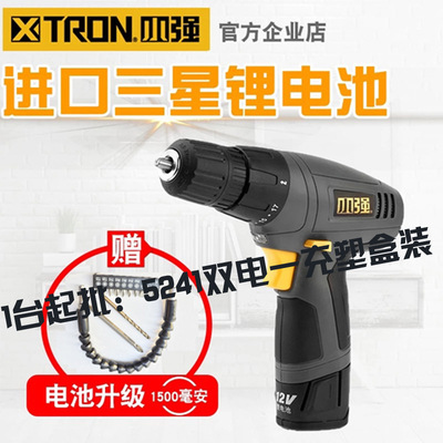 小強(qiáng)鋰電手槍鉆5241充電式手電鉆家用電動(dòng)螺絲刀12V起子