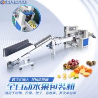 佛山廠家直供全自動檸檬包裝機高速柑橘打包機現貨批發(fā)水果套袋機