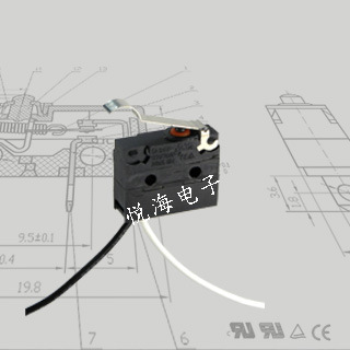 IP67認證防水微動開關 汽車門鎖開關 充電槍電磁鎖防水開關WS1