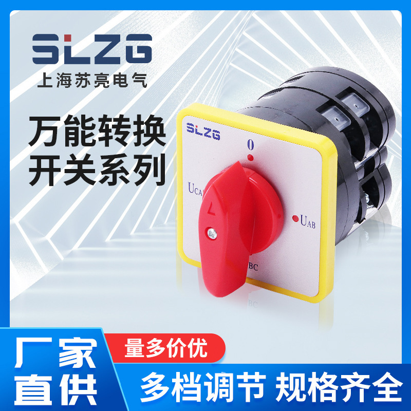 SLW電源線路切換旋鈕開(kāi)關(guān)電壓電流測(cè)量開(kāi)關(guān)萬(wàn)能轉(zhuǎn)換開(kāi)關(guān)