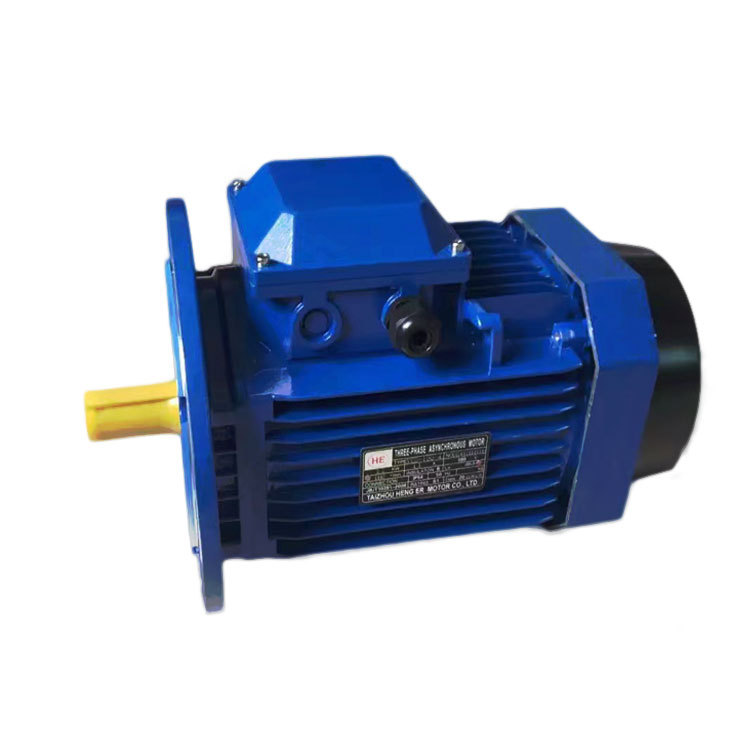 B14小法蘭方形鋁殼電動機4/5.5/7.5KW馬達2級高轉速三項異步電機