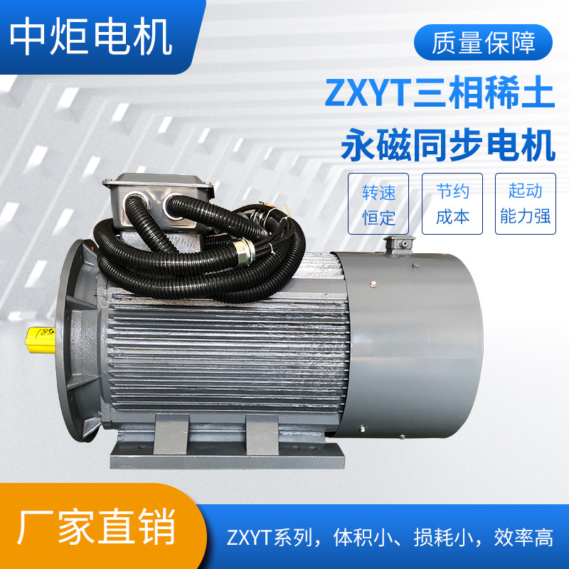 永磁電機三相稀土永磁電機ZXYT355L-8永磁同步電機交流電機
