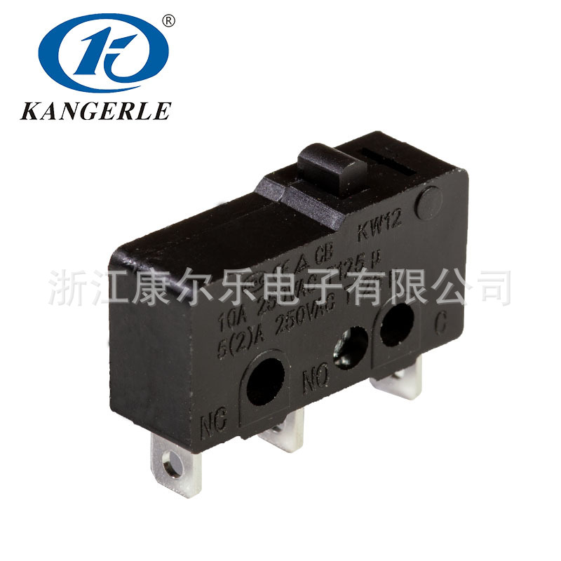 廠家認(rèn)證三腳純黑開(kāi)關(guān)汽車開(kāi)關(guān)高壽命大流量 微動(dòng)開(kāi)關(guān)