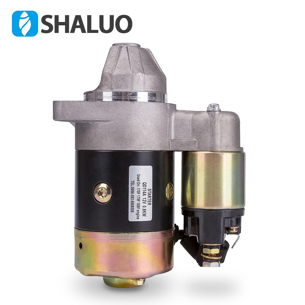 柴油機(jī)發(fā)動機(jī)啟動馬達(dá) QD114B 0.9KW 逆 12v水泵電起動馬達(dá)