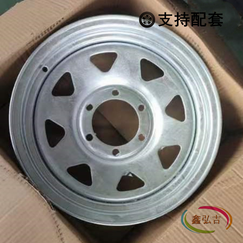 工廠現(xiàn)貨熱鍍鋅16*6 6*139.7輪轂CB110ET0輪輞鋼圈鐵圈拖車沙灘車
