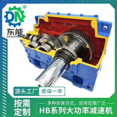 HB系列工業(yè)減速齒輪箱 臥式重型精密磨齒大型斜齒輪硬齒面減速機