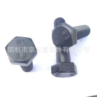 螺栓8.8/10.9/12.9高強度全牙半牙鋼結構大六角螺栓現貨扭剪螺絲