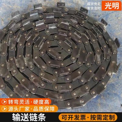 異形鏈條鏈輪廠家 工業(yè)鏈條輸送鏈304不銹鋼碳鋼彎板機械傳動鏈條