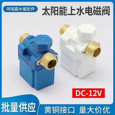 自動(dòng)上水電磁閥太陽能熱水器儀表上水閥電子控制開關(guān)12V電動(dòng)磁閥