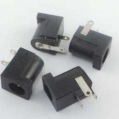 現(xiàn)貨DC005電源插座 DC5.5*2.1針2.5針充電插座耐高溫dc電源插座