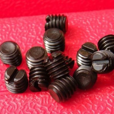 生產(chǎn)止付螺絲 一字平端緊定螺釘 開槽錐端定位螺釘 無頭螺絲