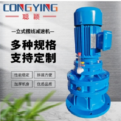 聰穎 雙級立式減速器XLED95/85/74/63/53擺線針輪減速機現(xiàn)貨