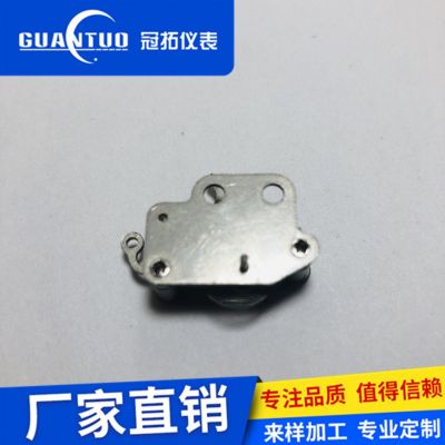 A7青島冠拓儀表廠家直銷Y40壓力表機芯不銹鋼儀表配件壓力表16牙
