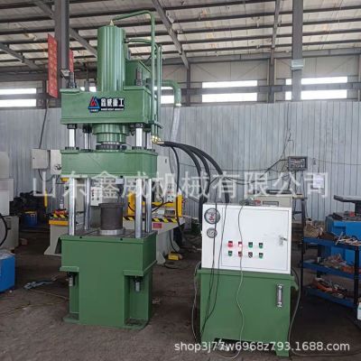 伺服數(shù)控三梁四柱液壓100噸油金屬冷壓一次成型壓力機(jī)快速模壓機(jī)