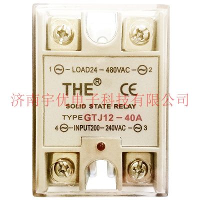 THE無(wú)錫天豪 GTJ12-40A 交流控制交流 單相固態(tài)繼電器 全新原裝
