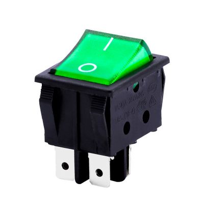 直銷(xiāo)防水帶燈船型開(kāi)關(guān) 16A/125V 30*25mm 兩腳三擋 帶燈翹板開(kāi)關(guān)