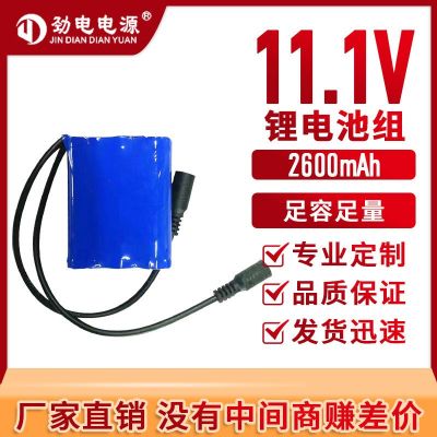 1865012V鋰電池組12V2600mah-25AH大容量?jī)?chǔ)能電源電池組