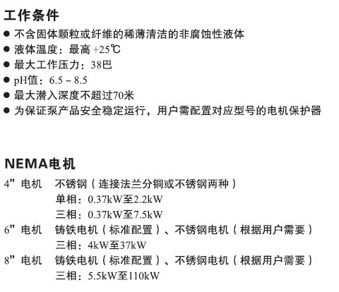 工作條件