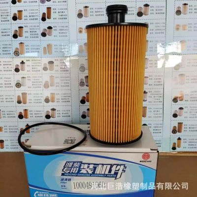 1000491060適配解放J6F機(jī)油濾芯濰柴WP2.3N虎VWP3N重汽豪沃機(jī)油濾