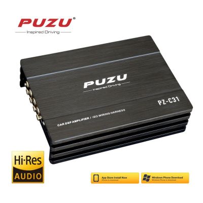 PZ-C31汽車(chē)音響改裝DSP功放4進(jìn)6出均衡器31段EQ調(diào)音功率放大器